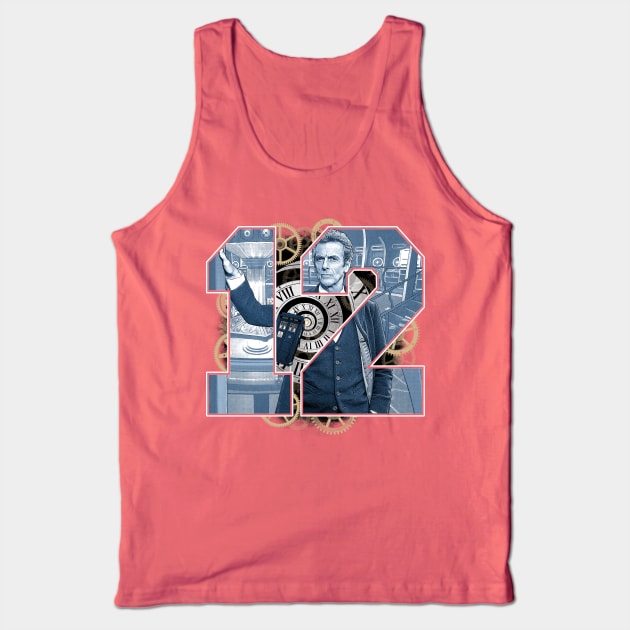 Number 12 Tank Top by BadEye